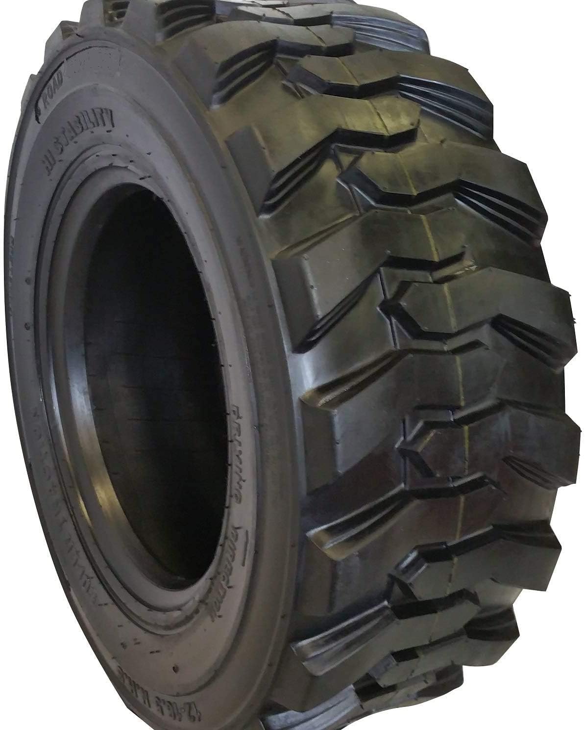 12-16.5 ROAD CREW SKID STEER TIRES, 14 PLY SKS, (1 TIRE) 12x16.5 tires for Bobcat and other equipments