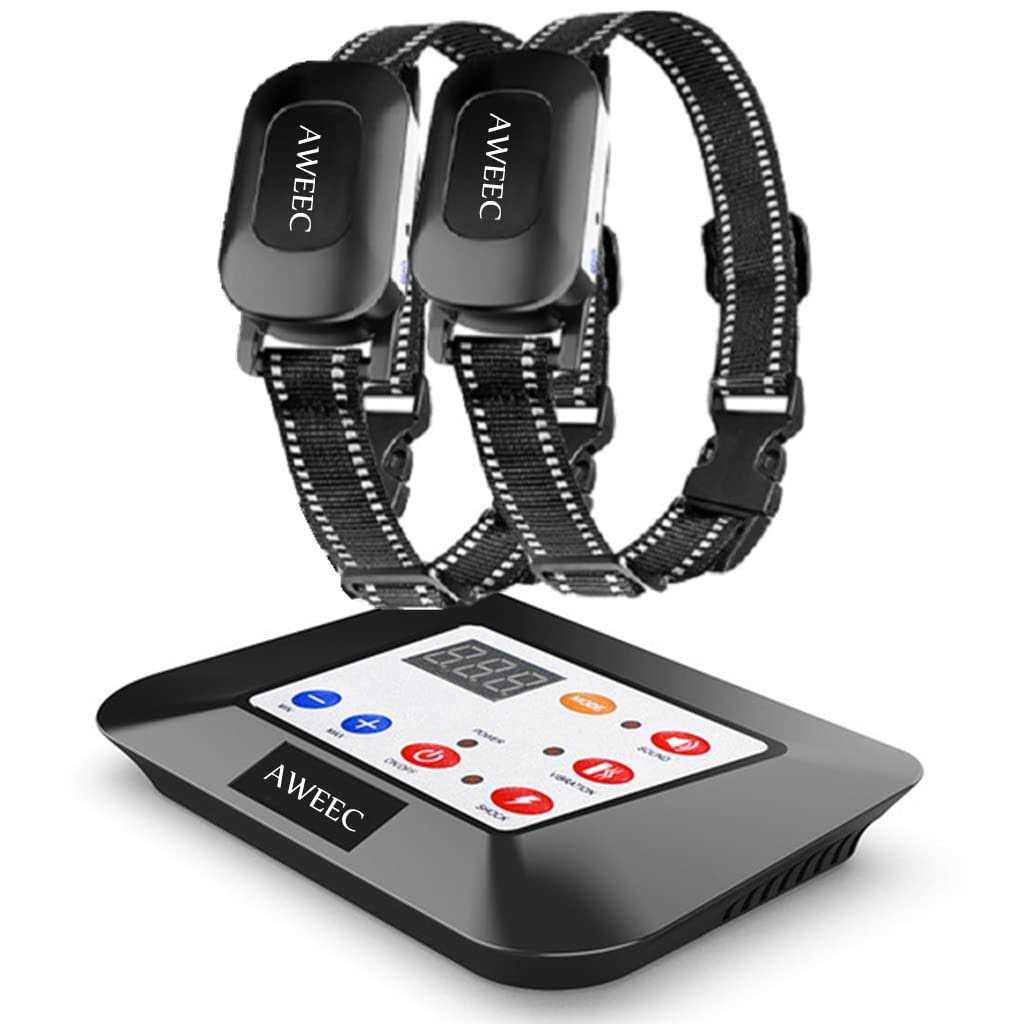 Aweec Wireless Dog Fence System 2023 Electric Fence for Dog &amp; Training Collar with Remote - Pet Supplies online store