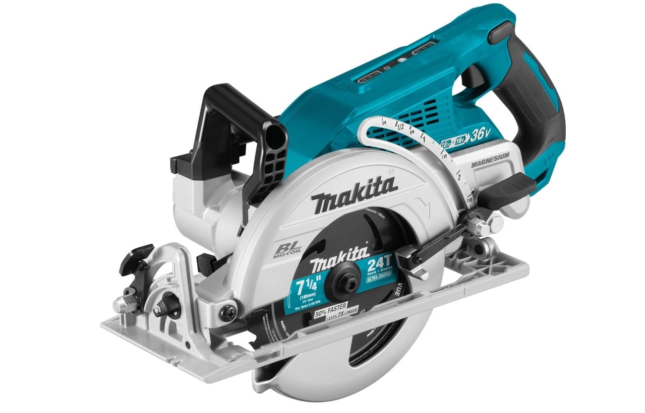 Makita XSR01PT 36V (18V X2) LXT Brushless Rear Handle 7-14&Prime; Circular Saw Kit (5 (1).