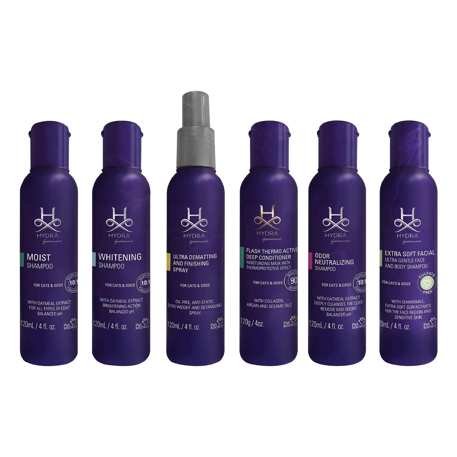Hydra Professional Experience Set, cat and Dog grooming Shampoo, conditioner, and Sprays, Dog and cat grooming Supplies - Pet Supplies online store