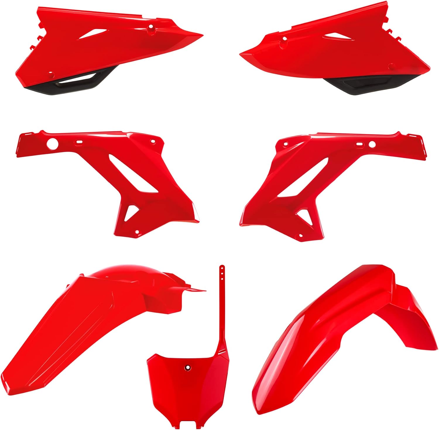 Polisport Honda Complete 2022 Restyle Kit (RED) For 02-07 HONDA CR250 (91309)