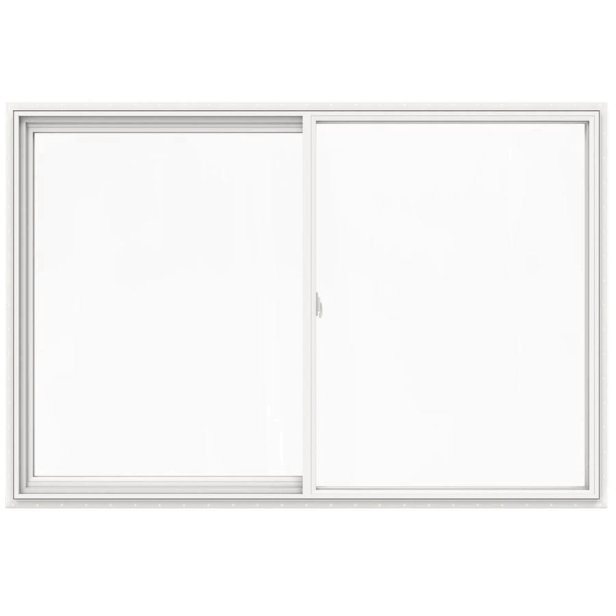 JELD-WEN V2500 Left-Operable Vinyl Double Pane Double Strength Egress Sliding Window (Rough Opening: 72-in x 48-in; Actual: 71.5 - Avayadevconnect