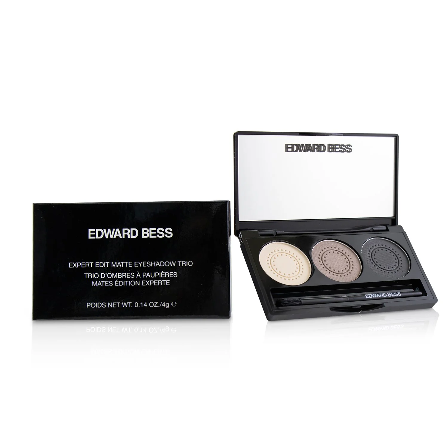 Edward Bess Expert Edit Matte Eyeshadow Trio - # Subtle Smoke  4g/0.14oz