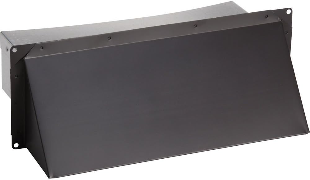 Broan WC638 Wall Cap 3-1/4" x 14" Black Pack of 2