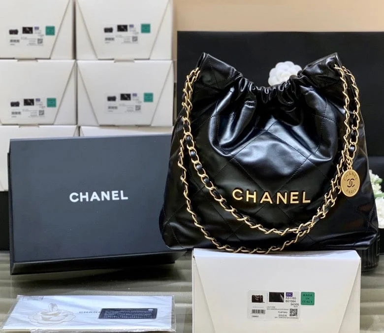 Chanel 22 Large Handbag 37cm Black
