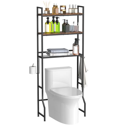 Over The Toilet Storage, Over Toilet Bathroom Organizer 3 Tier