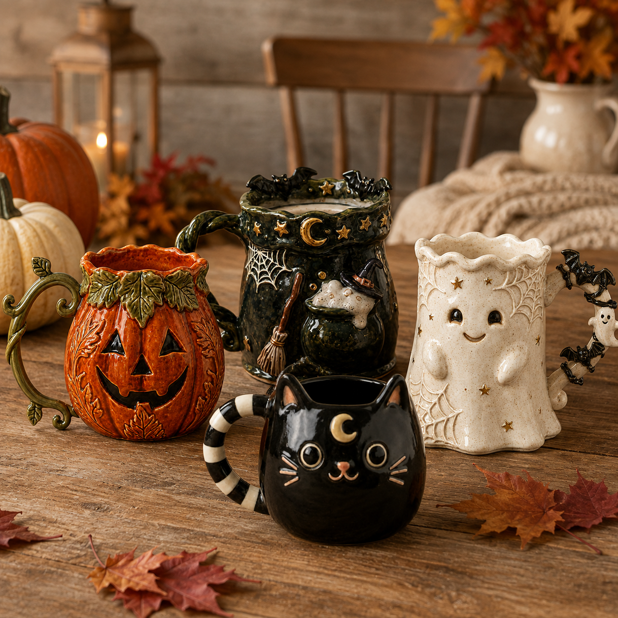Creative Halloween Mugs