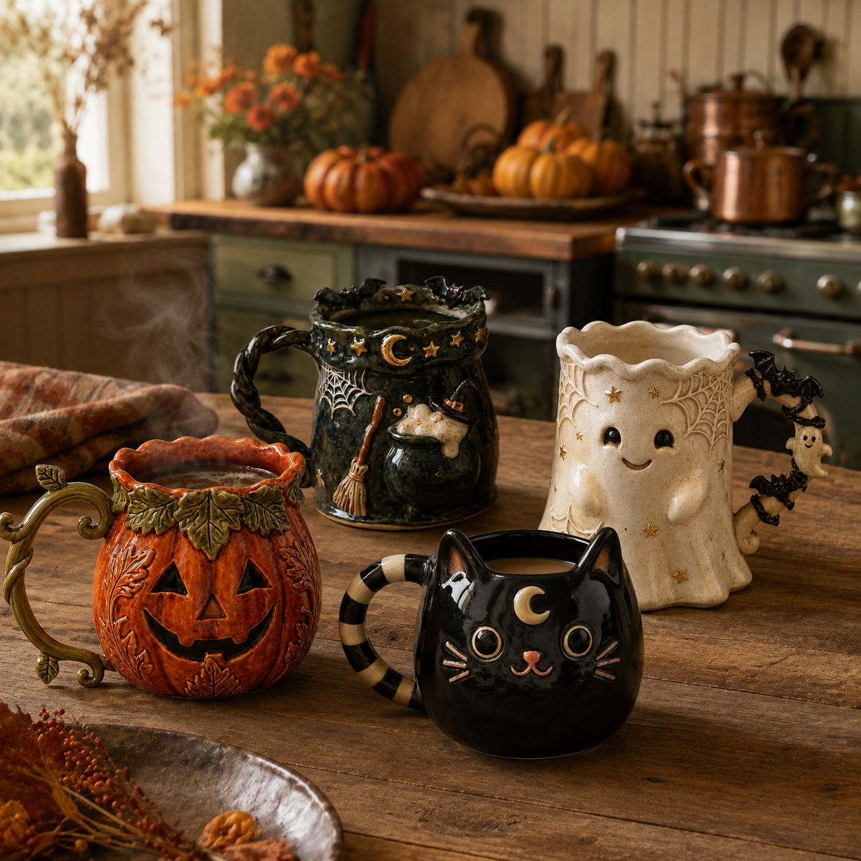 Creative Halloween Mugs