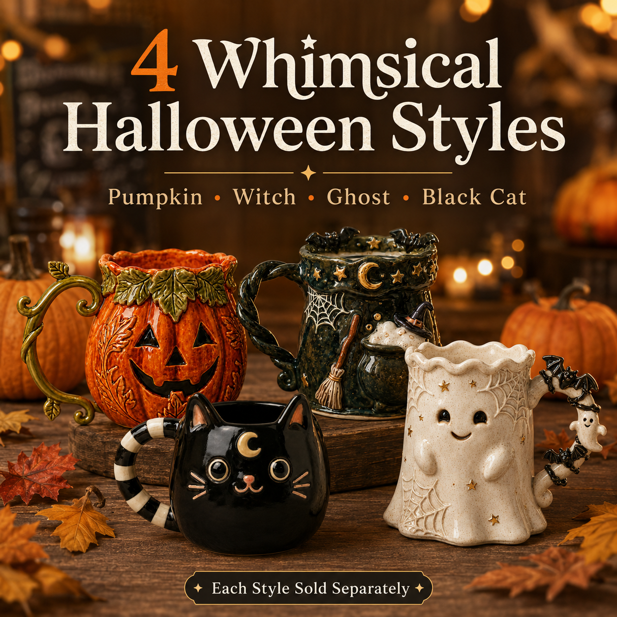 Creative Halloween Mugs