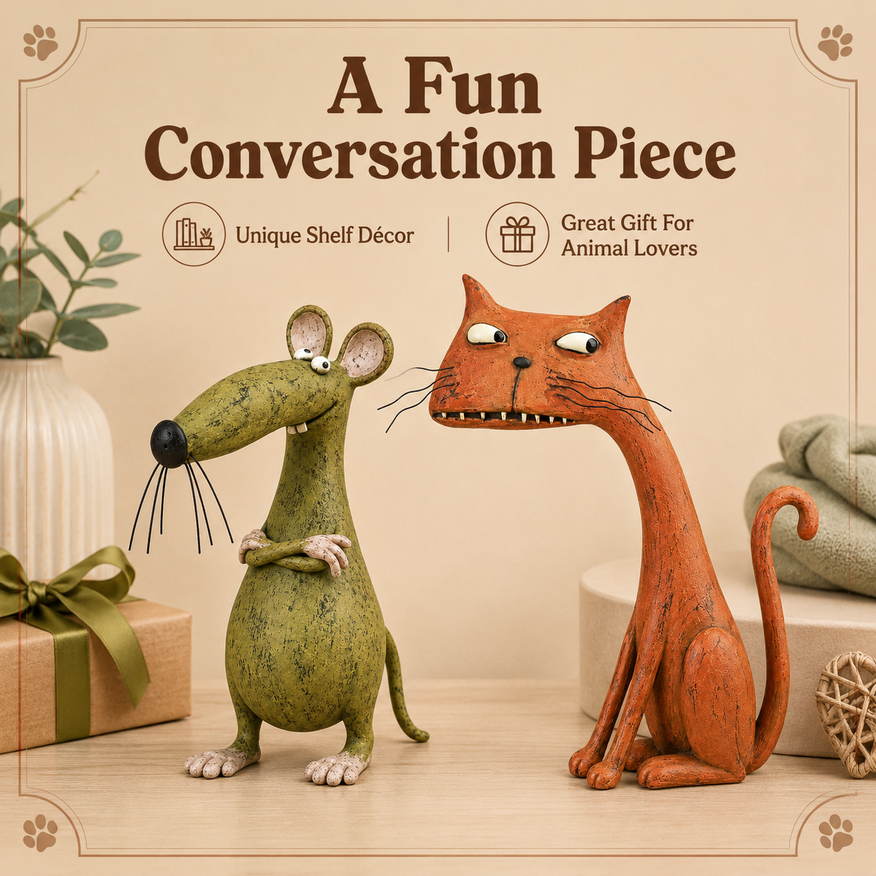 Whimsical Vintage Animal Figurine