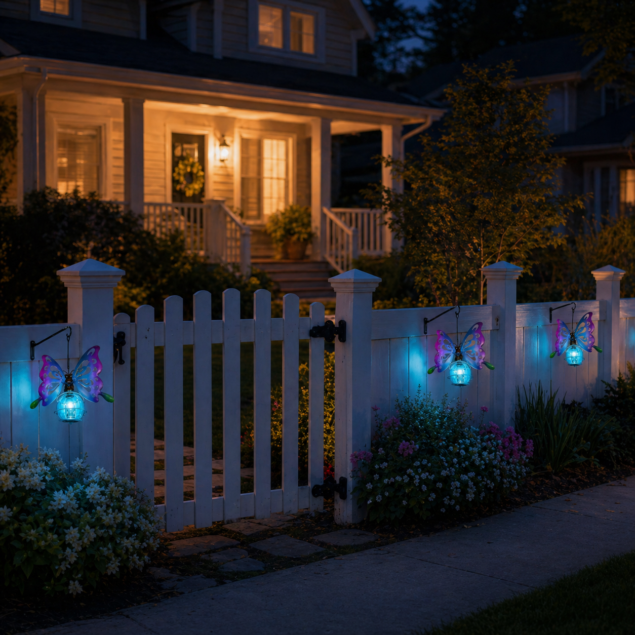 Solar Butterfly Hanging Garden Light