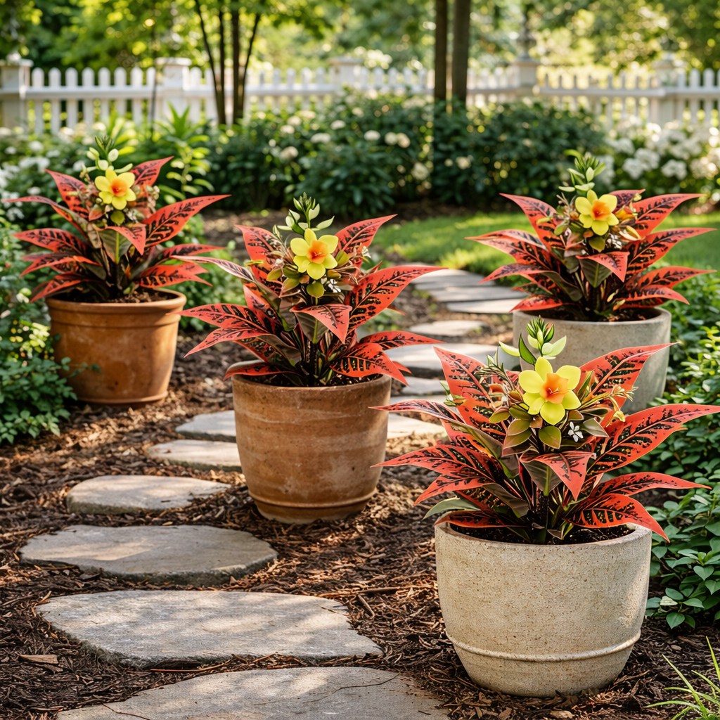 24-leaf Faux Tropical Leaf Floral Pick