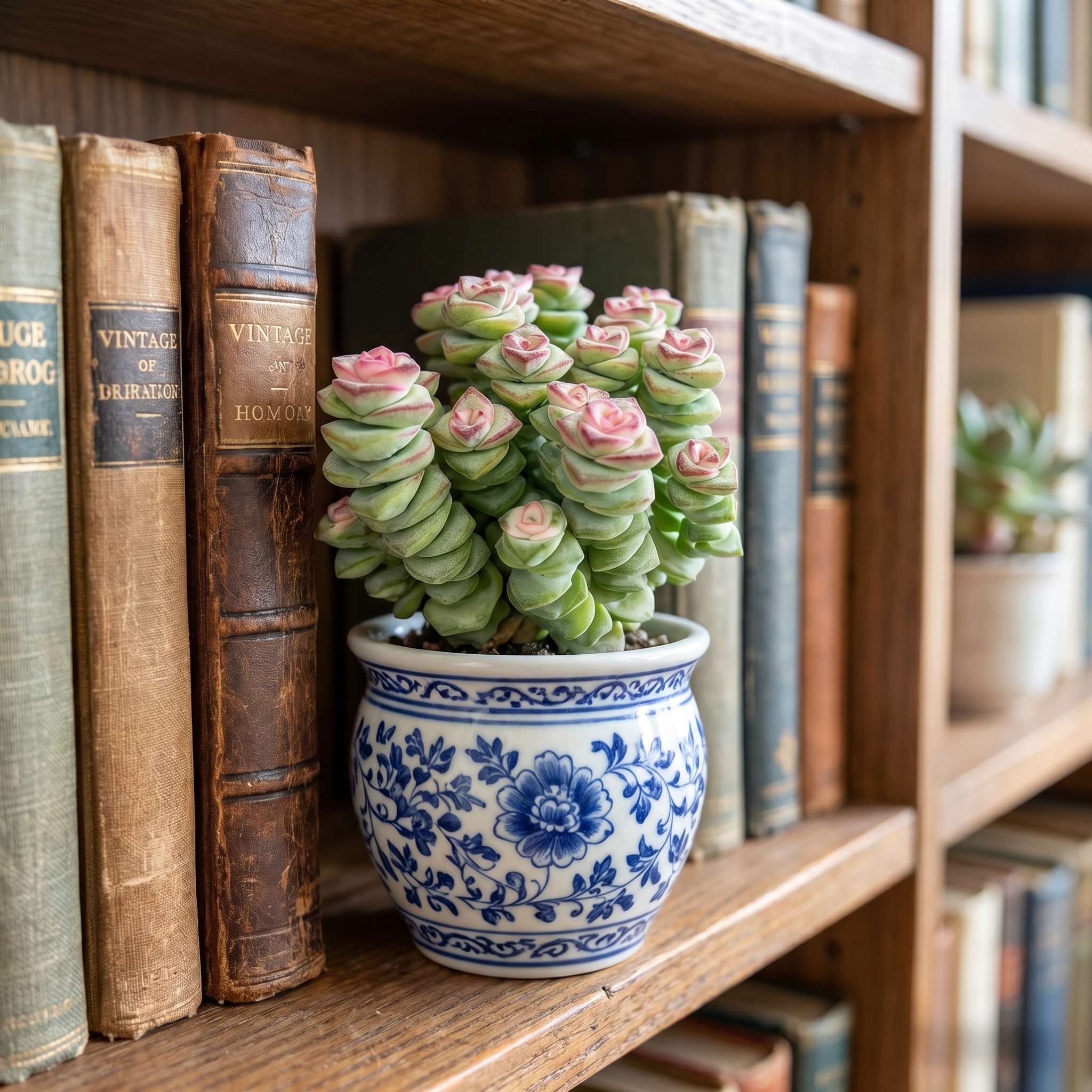 Unique Sculptural Succulent for Desks, Shelves & Sunny Windows