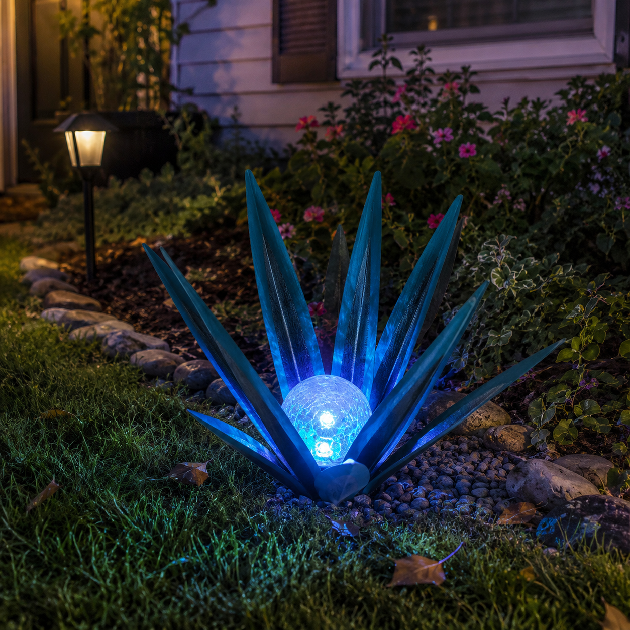 Solar Agave Garden Stake Light