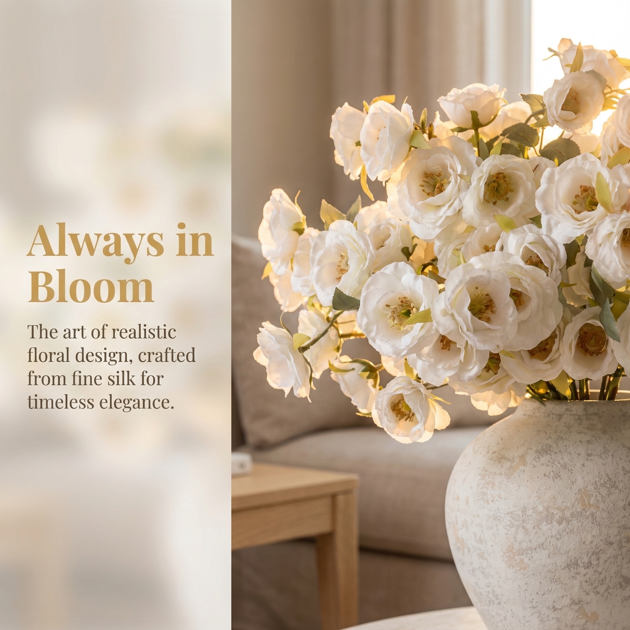 Lush White Floral Arrangement