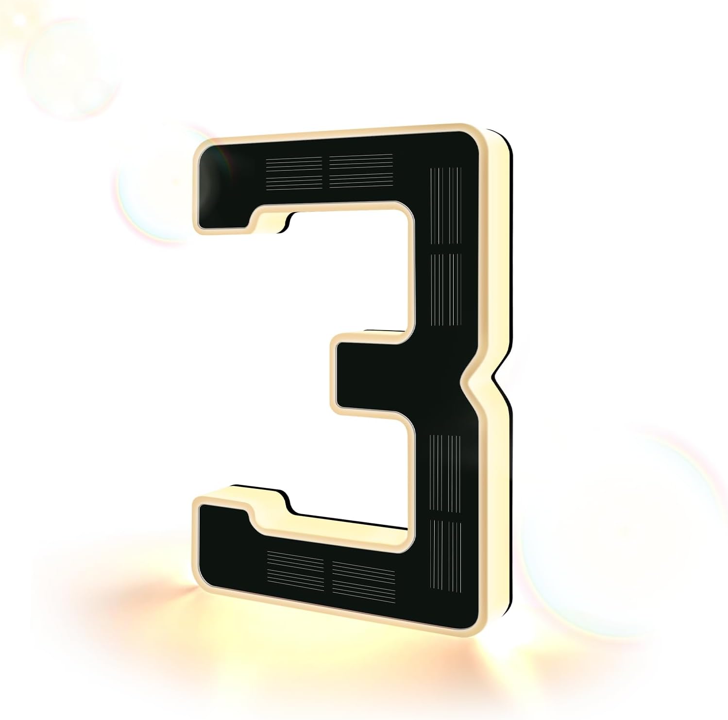 Modern Solar LED Illuminated House Number