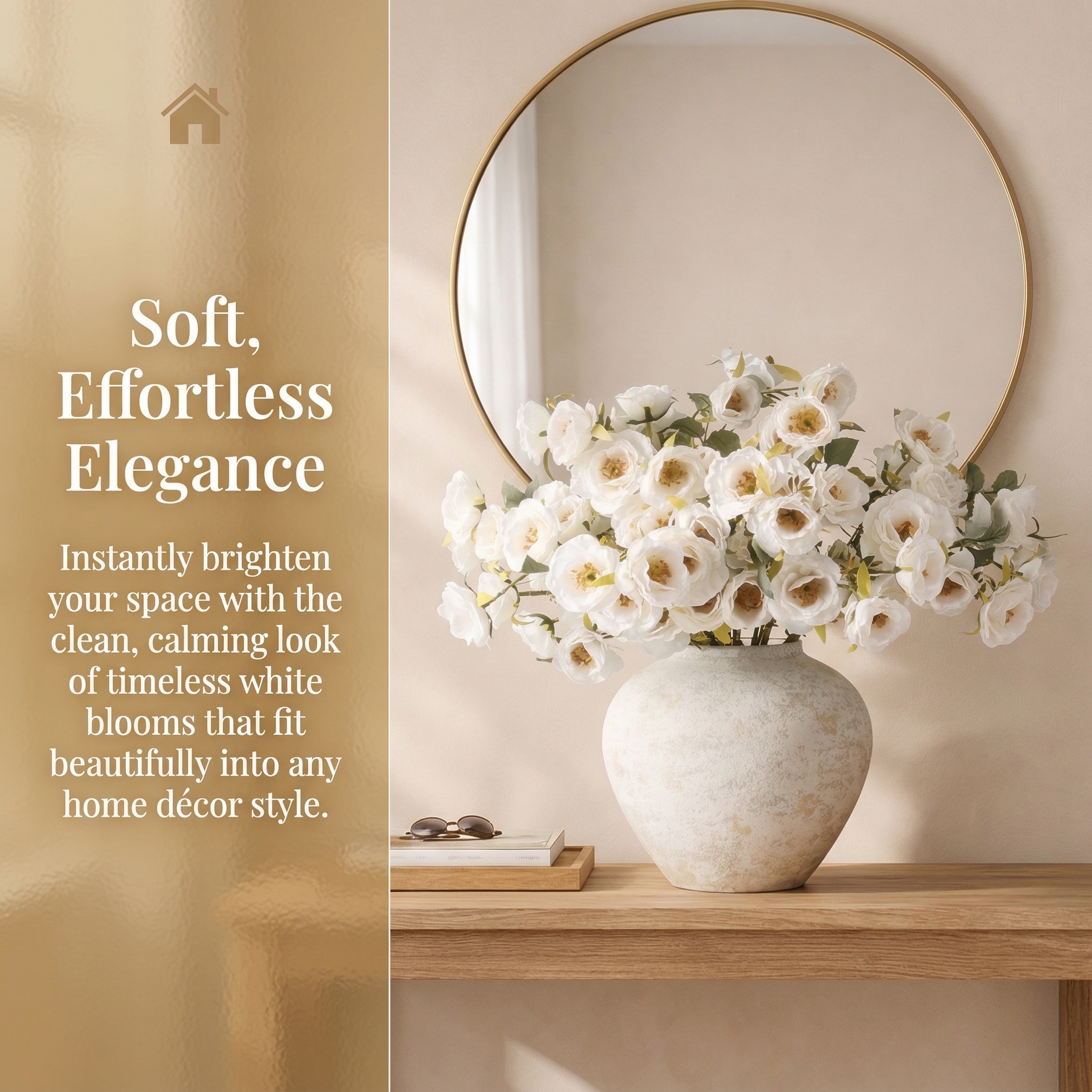 Lush White Floral Arrangement