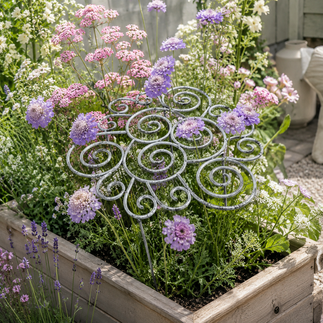 Versatile Metal Premium Metal Plant Support Rings for Garden & Indoor Pots