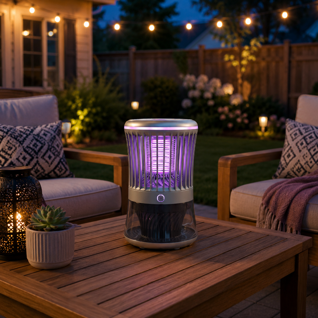 2-in-1 Mosquito Trap Lantern for Home & Camping