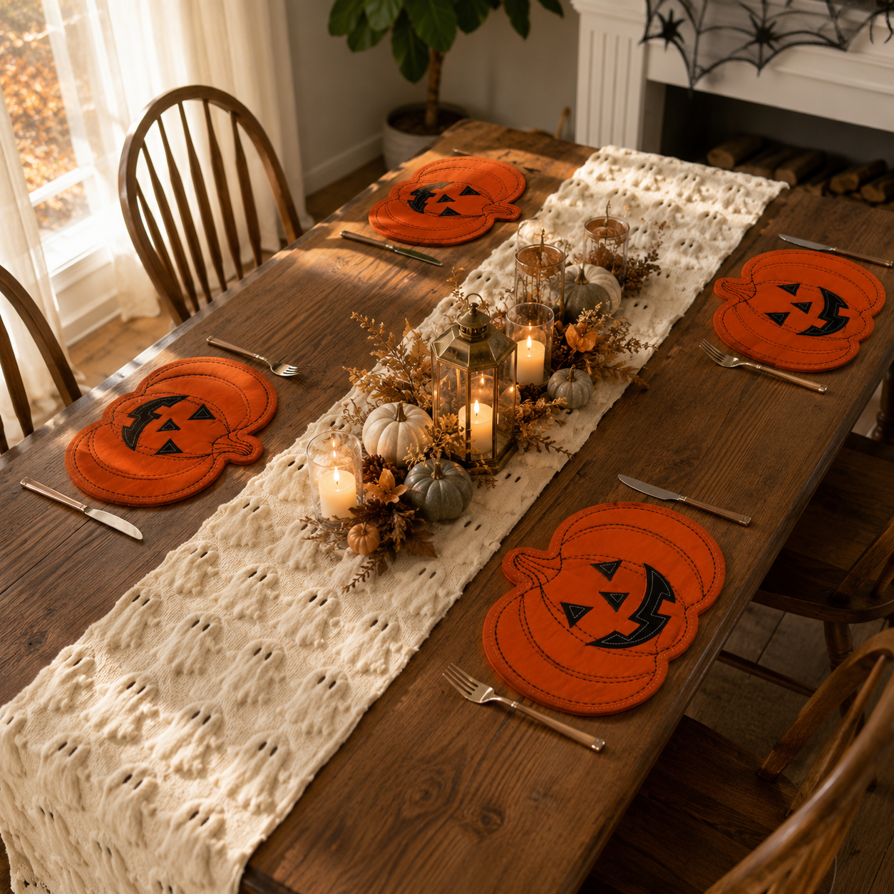 Charming Fall Table Decor for Halloween Dinners & Gatherings