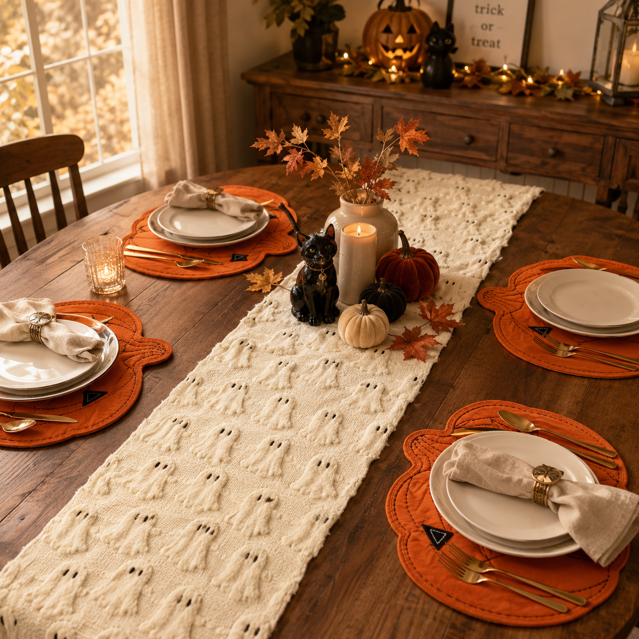 Charming Fall Table Decor for Halloween Dinners & Gatherings
