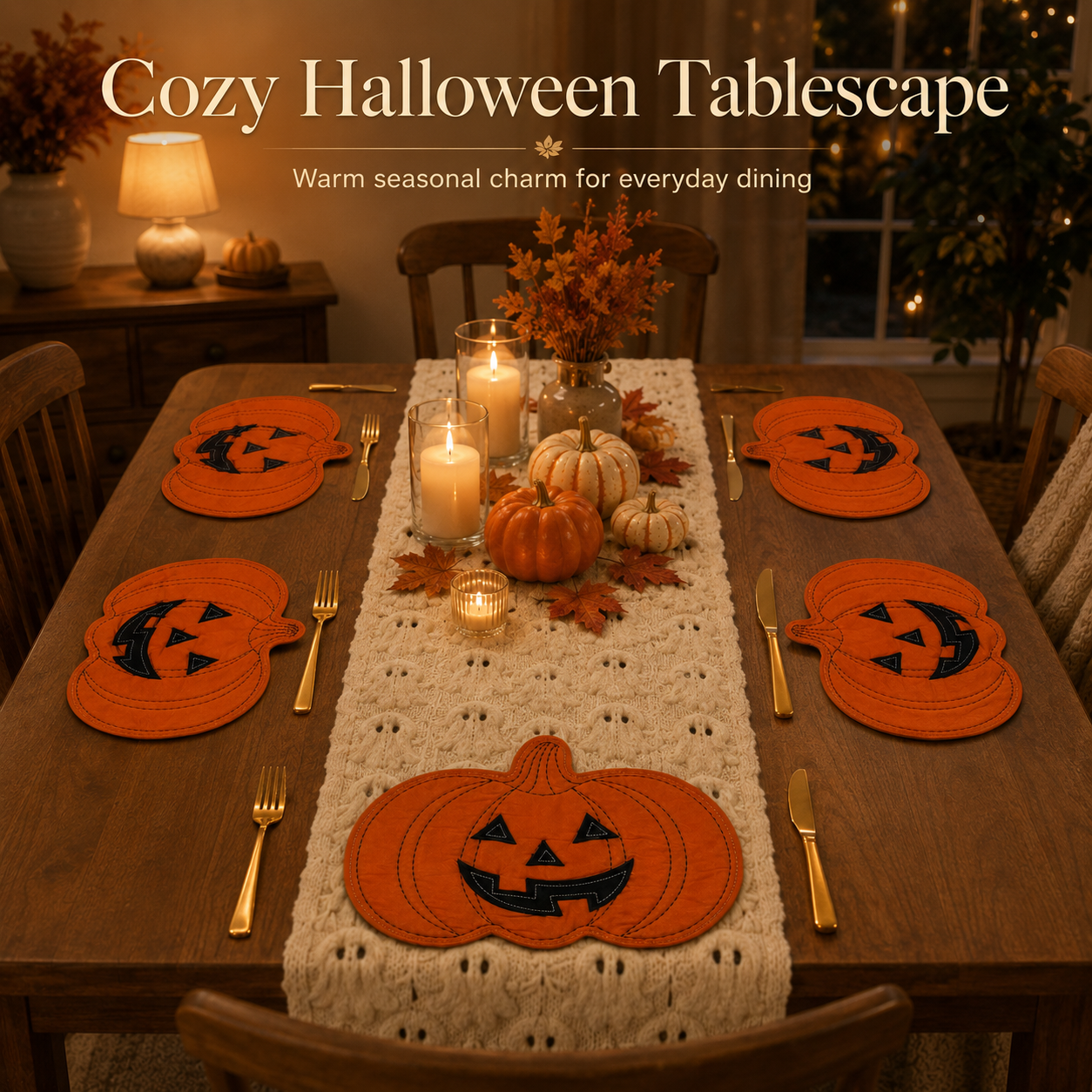 Charming Fall Table Decor for Halloween Dinners & Gatherings