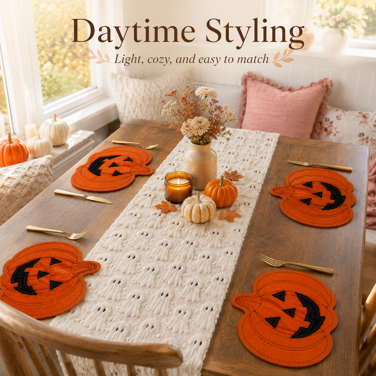 Charming Fall Table Decor for Halloween Dinners & Gatherings