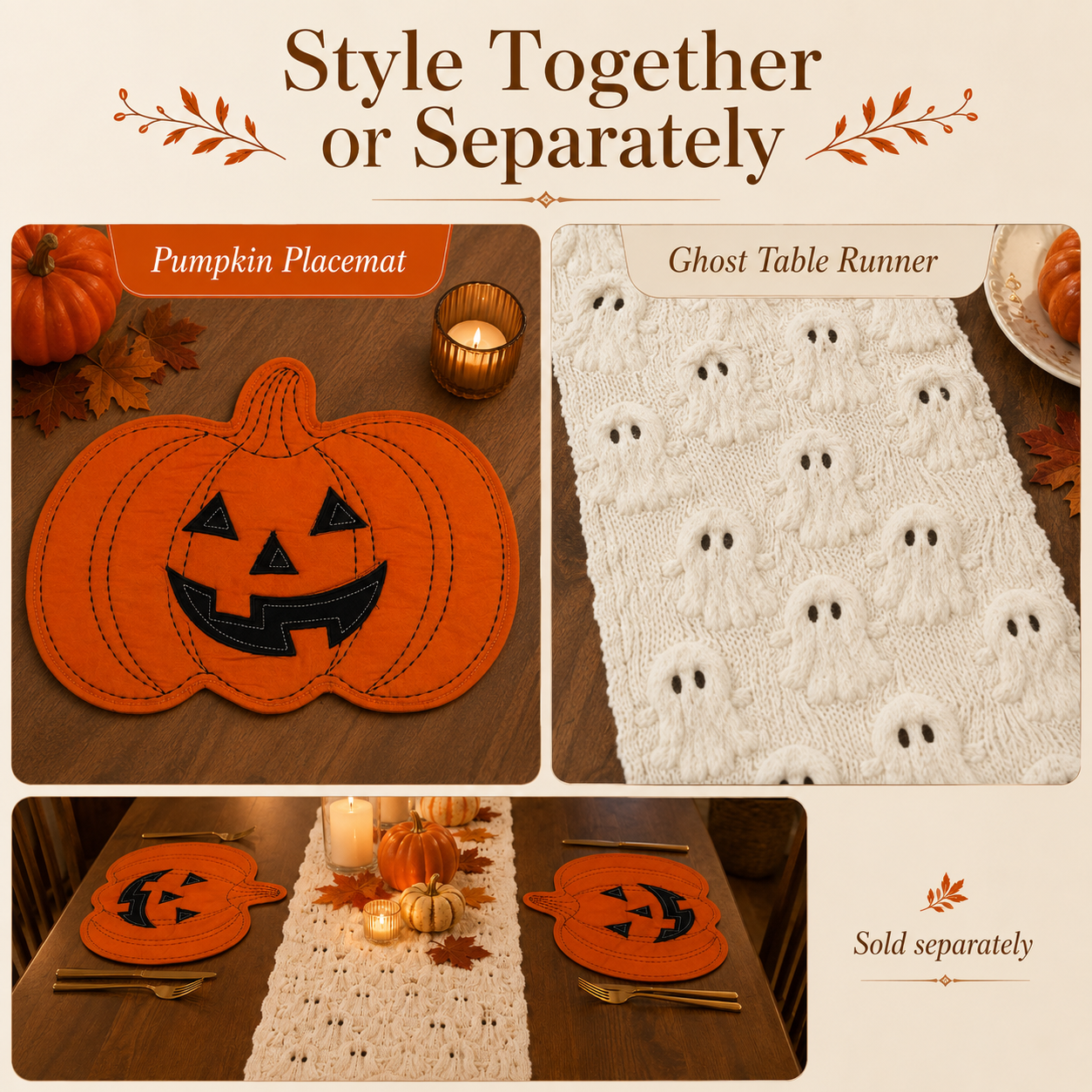 Charming Fall Table Decor for Halloween Dinners & Gatherings