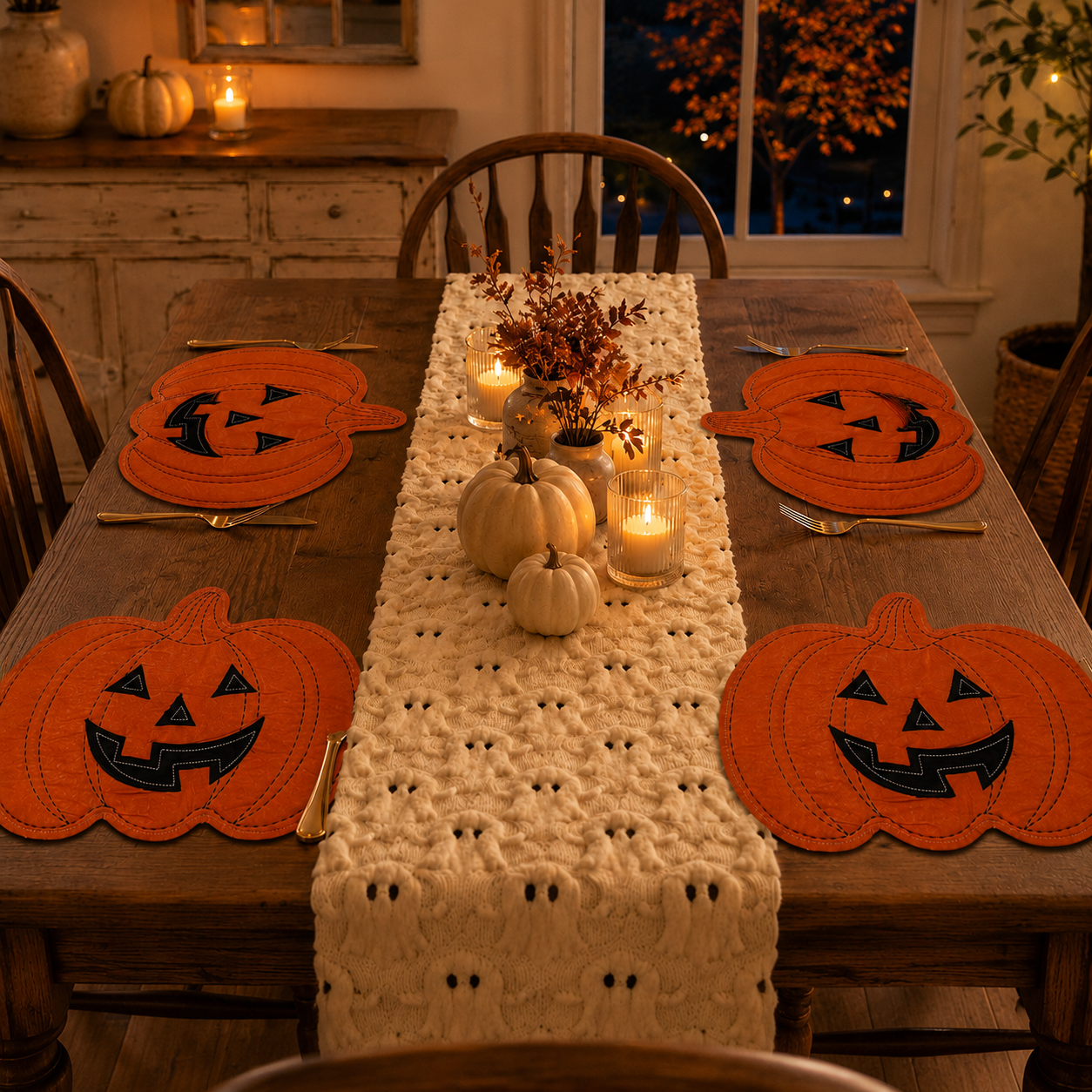 Charming Fall Table Decor for Halloween Dinners & Gatherings