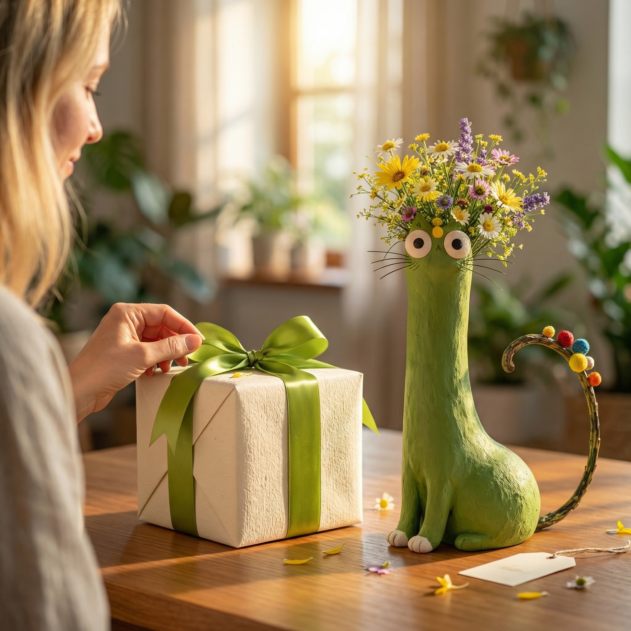 Fun Cat-Themed Vases