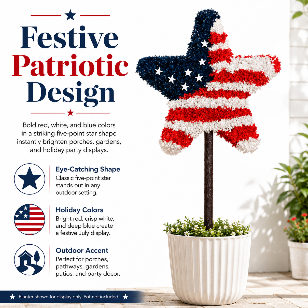 American Patriotic Star Tree