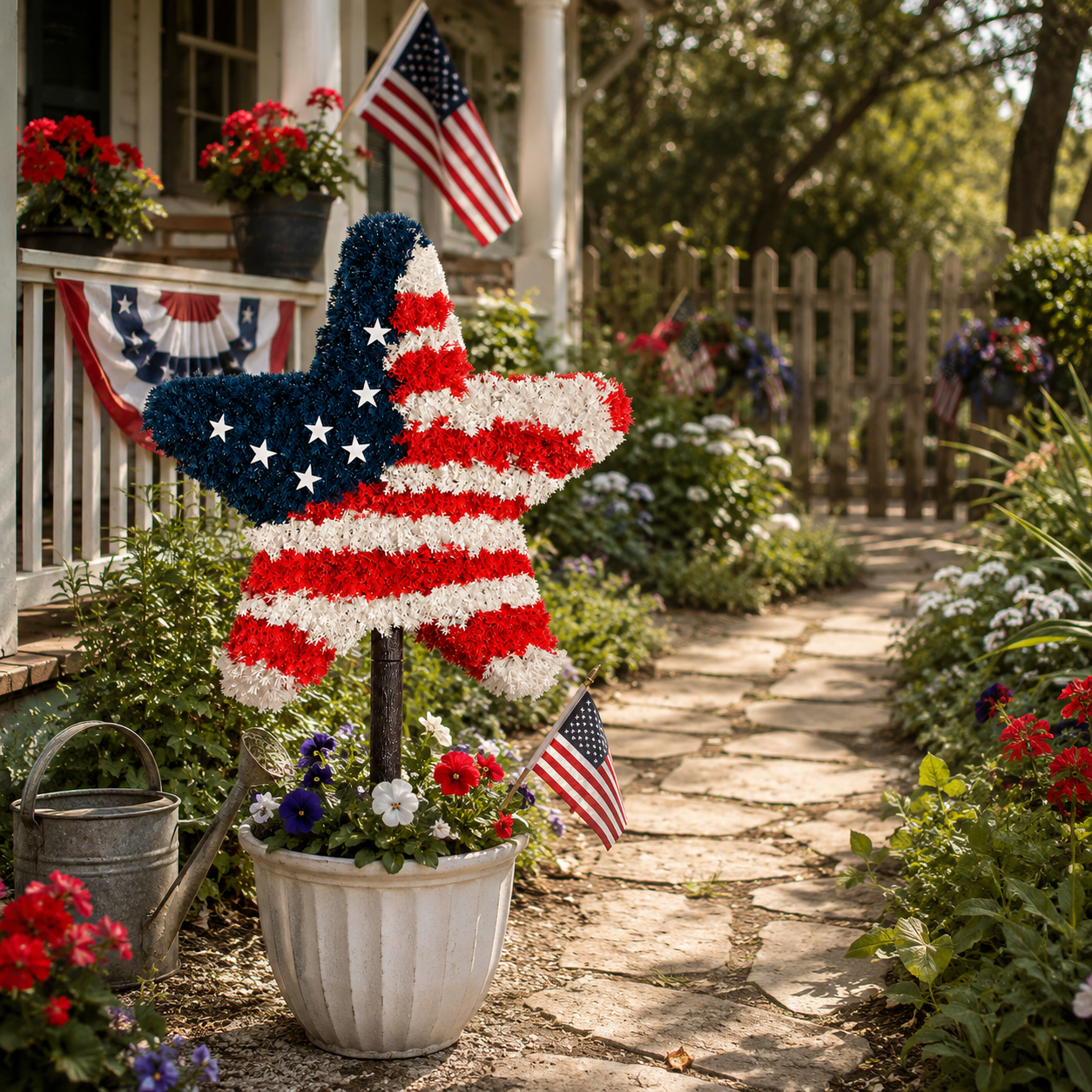 American Patriotic Star Tree