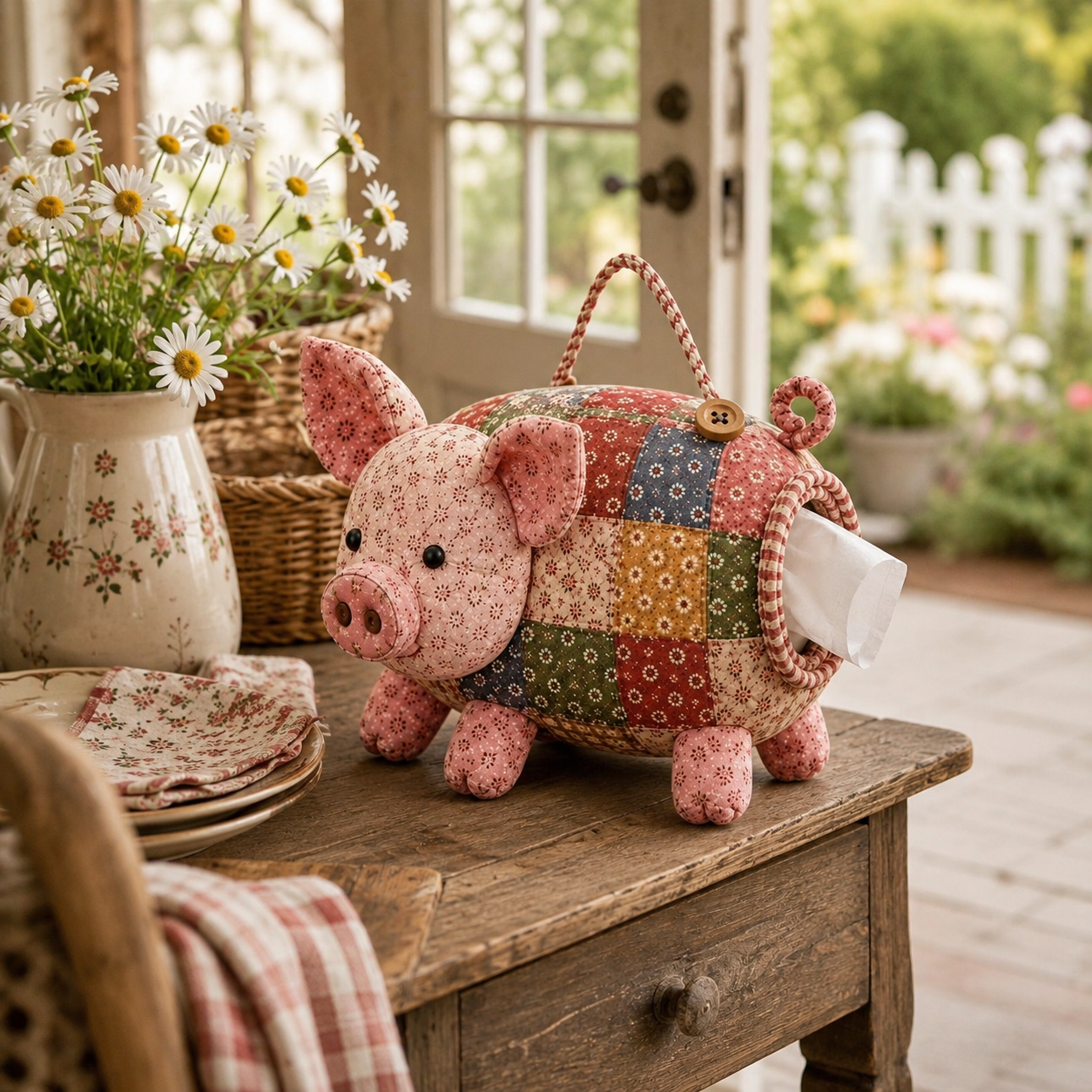 DIY Patchwork Animal Tissue Holder Kit