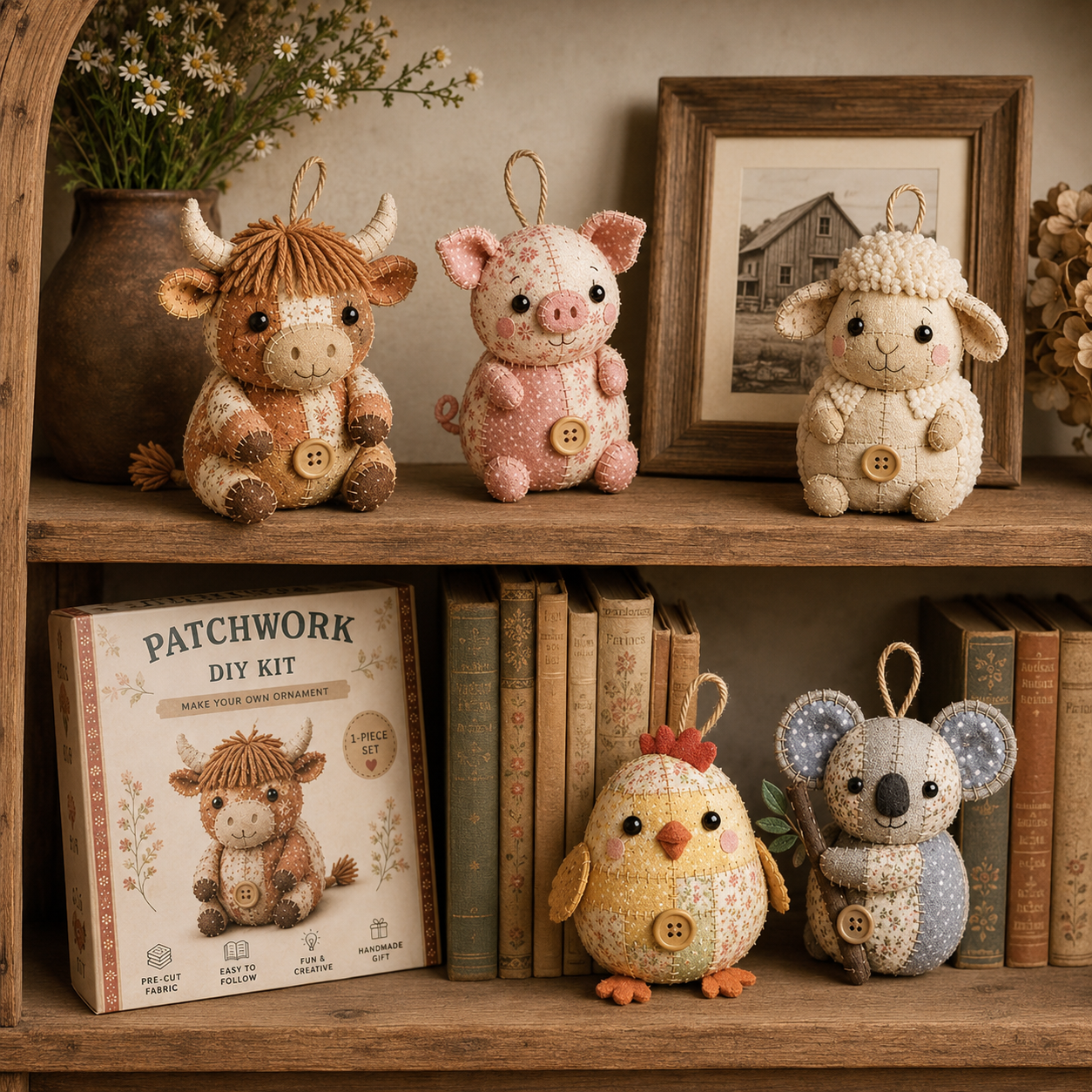 Patchwork Animal DIY Sewing Kit