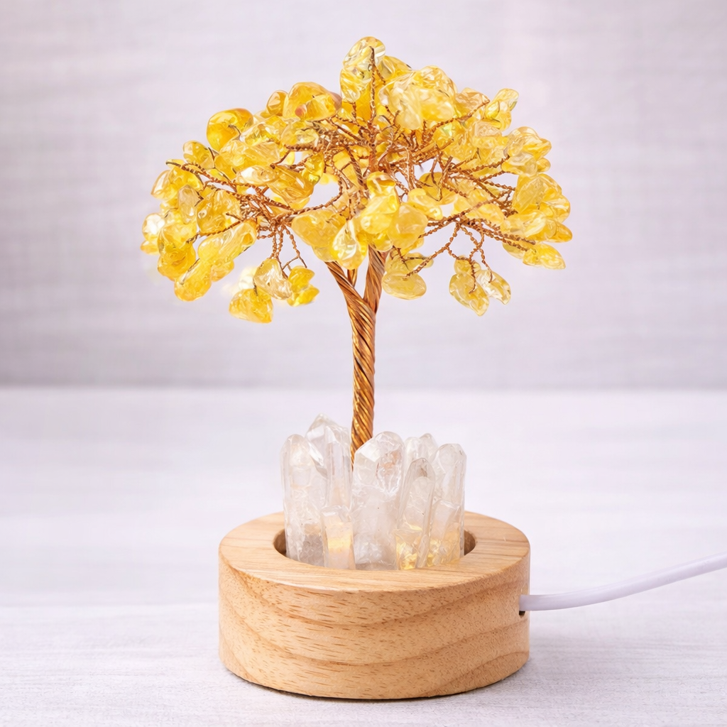 Crystal Chip Money Tree Night Light