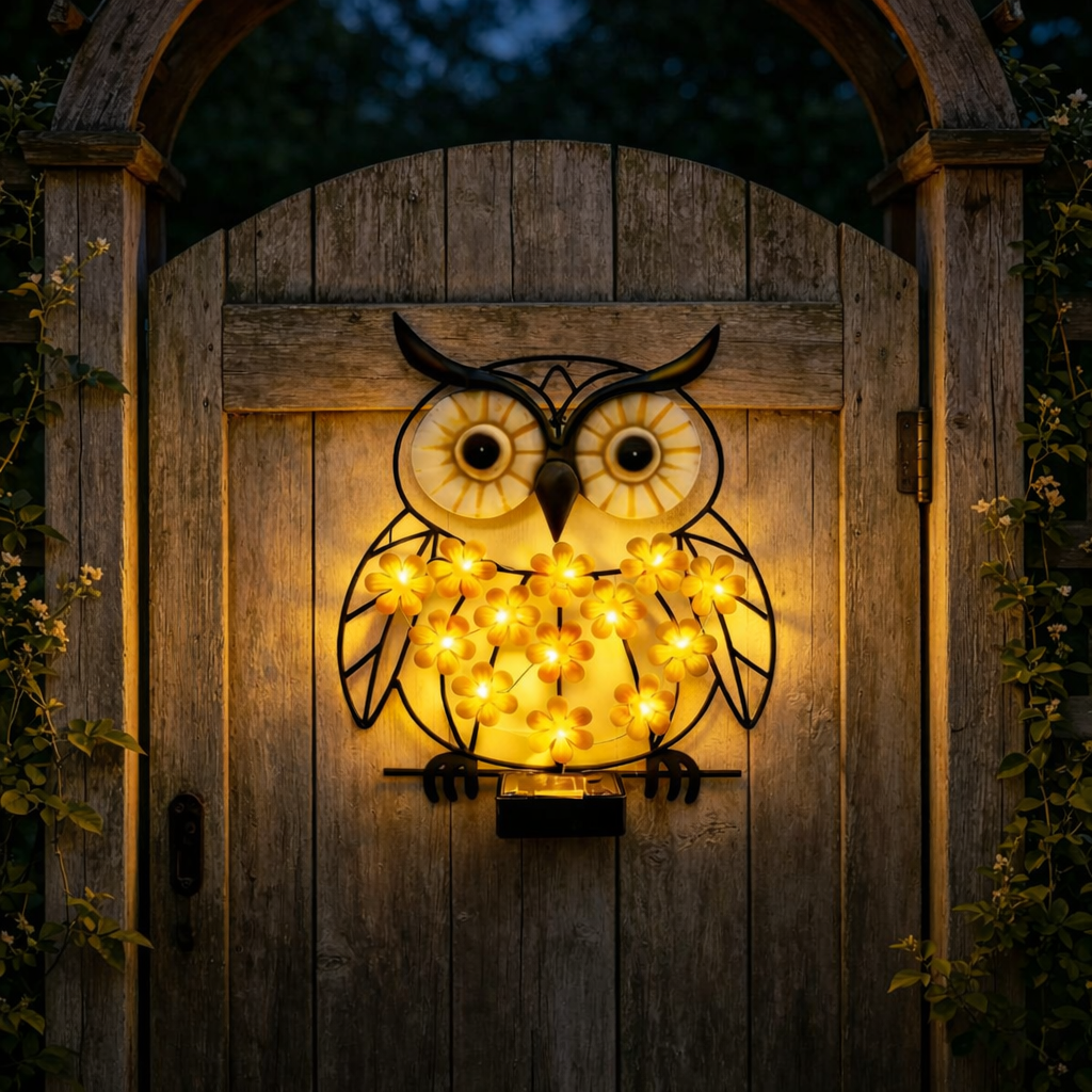 Solar Animal Wall Light Decor