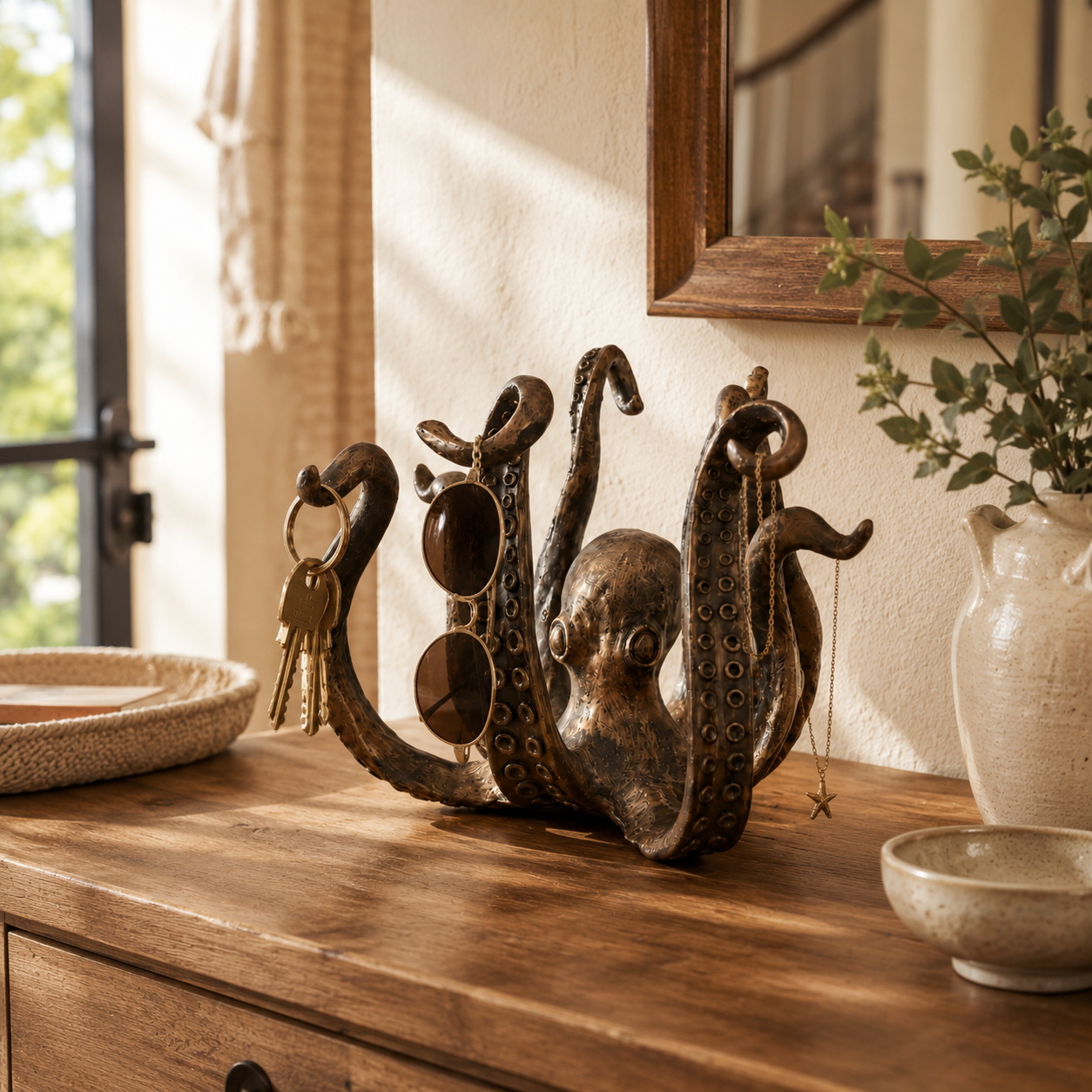 Sculptural Octopus Key & Jewelry Holder