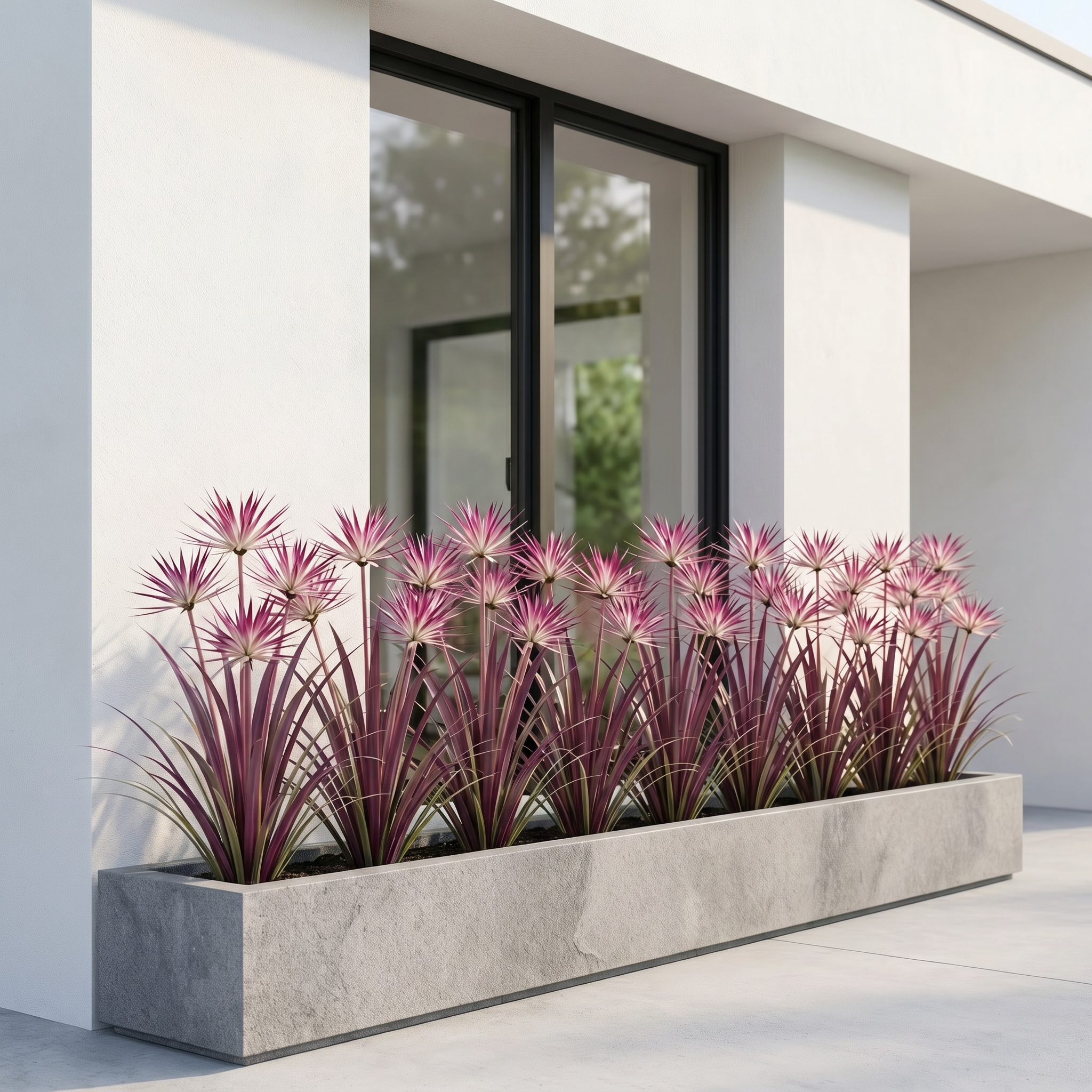 31.5-Inch Artificial Pink 5-Head Reed Grass Flowers
