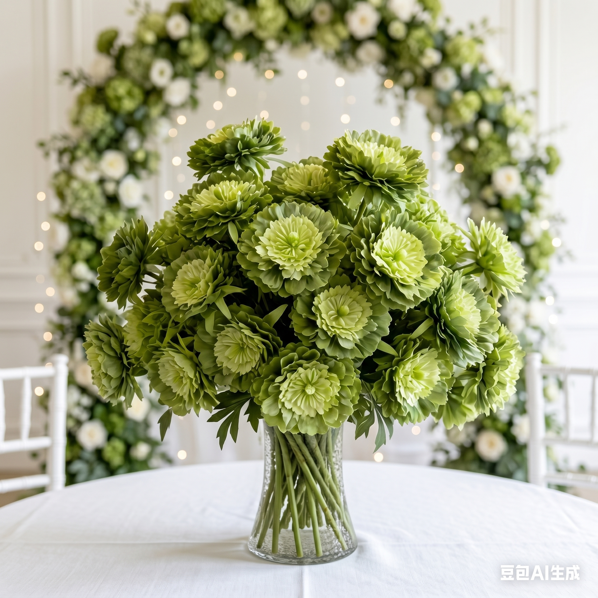 2-Pack 6-Head Artificial Layered Peony Stems