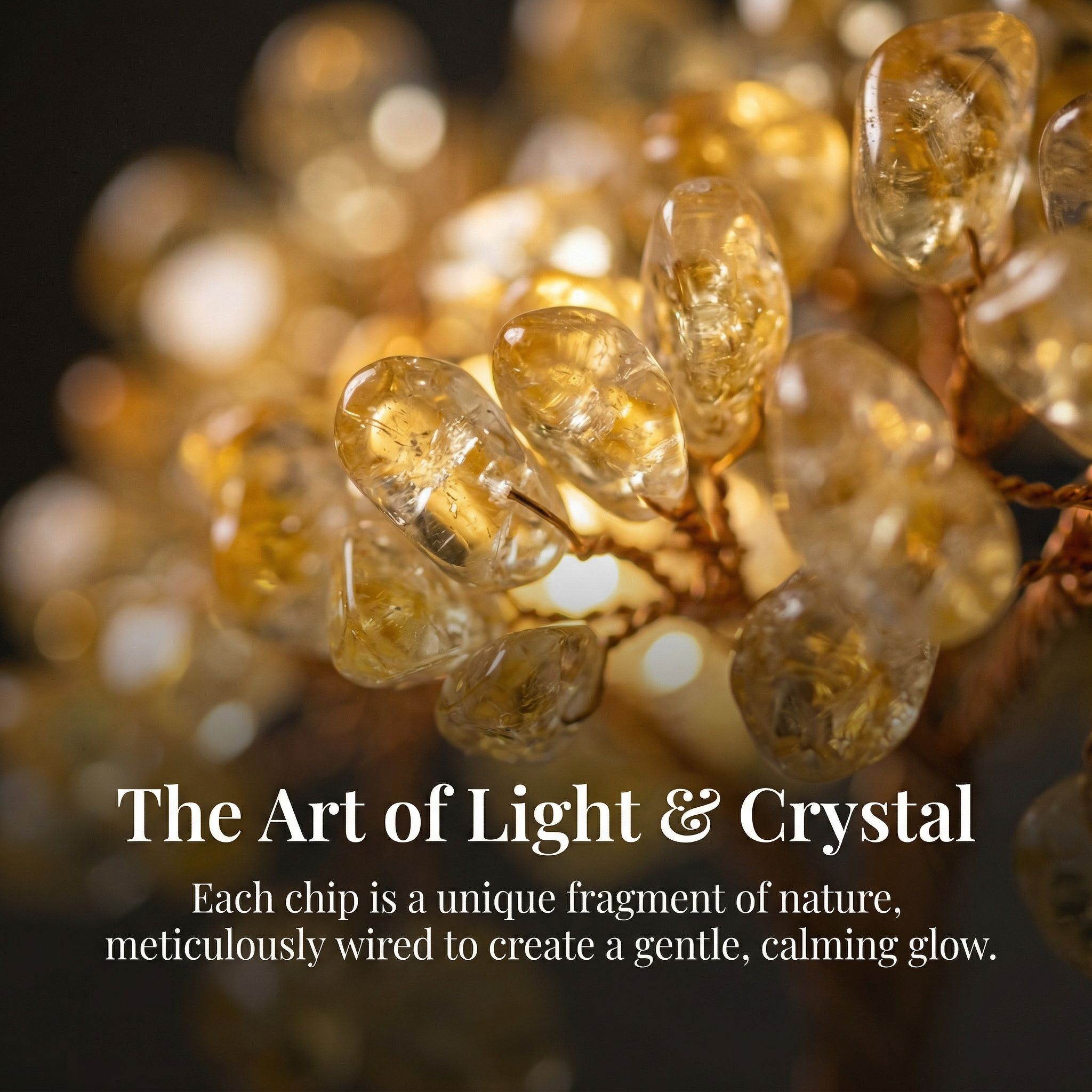 Crystal Chip Money Tree Night Light