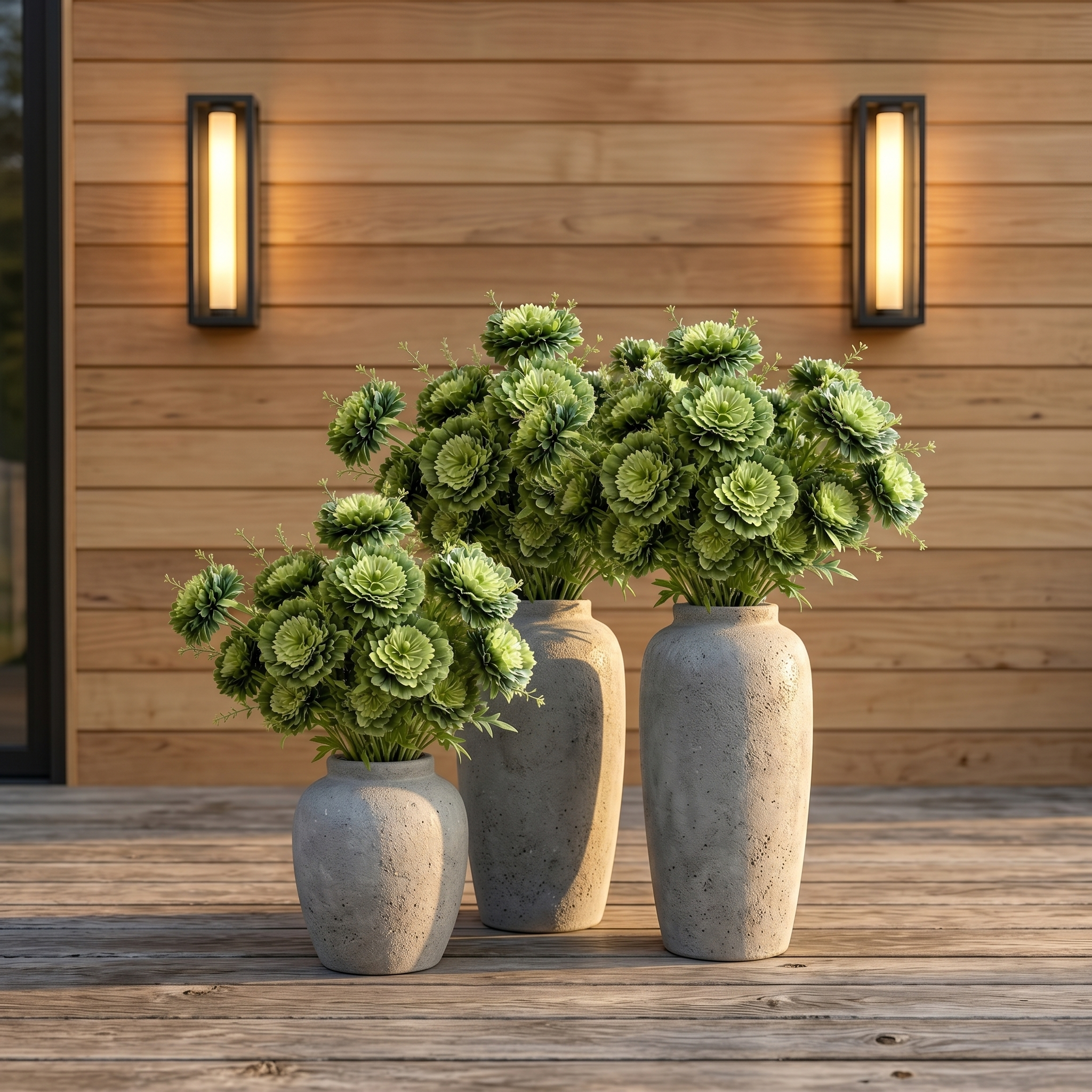 2-Pack 6-Head Artificial Layered Peony Stems