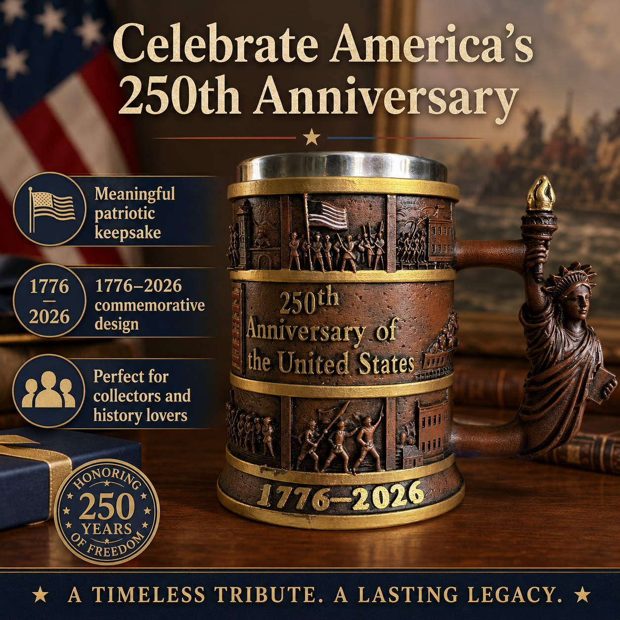 250th Anniversary of the United States Commemorative Mug