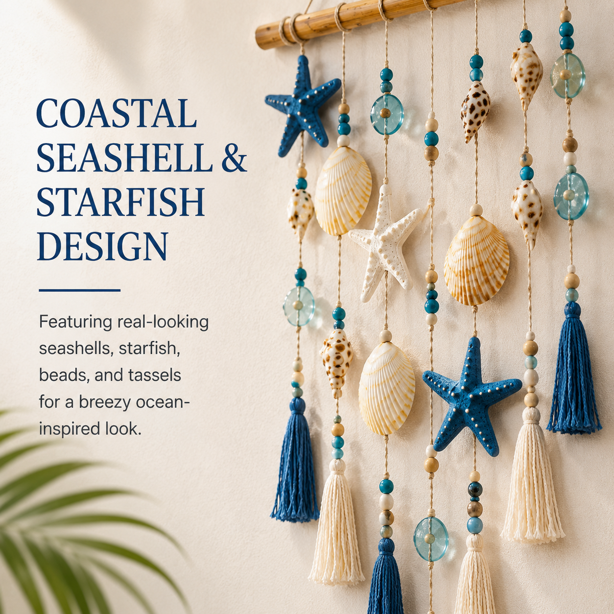 Lighted Coastal Seashell Wall Hanging Decor