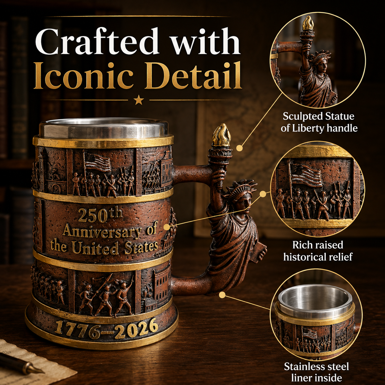 250th Anniversary of the United States Commemorative Mug