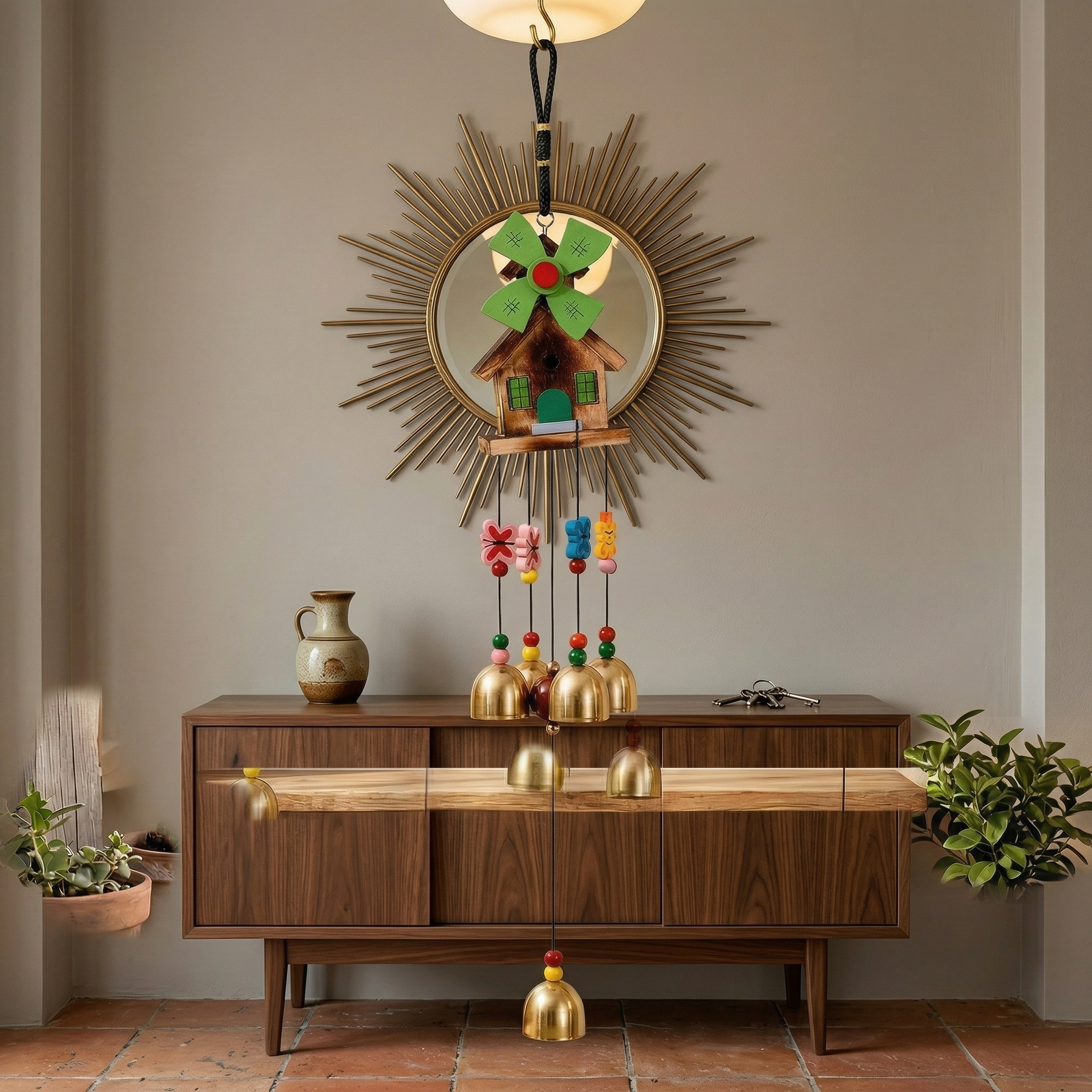 Vintage Metal Wind Chime