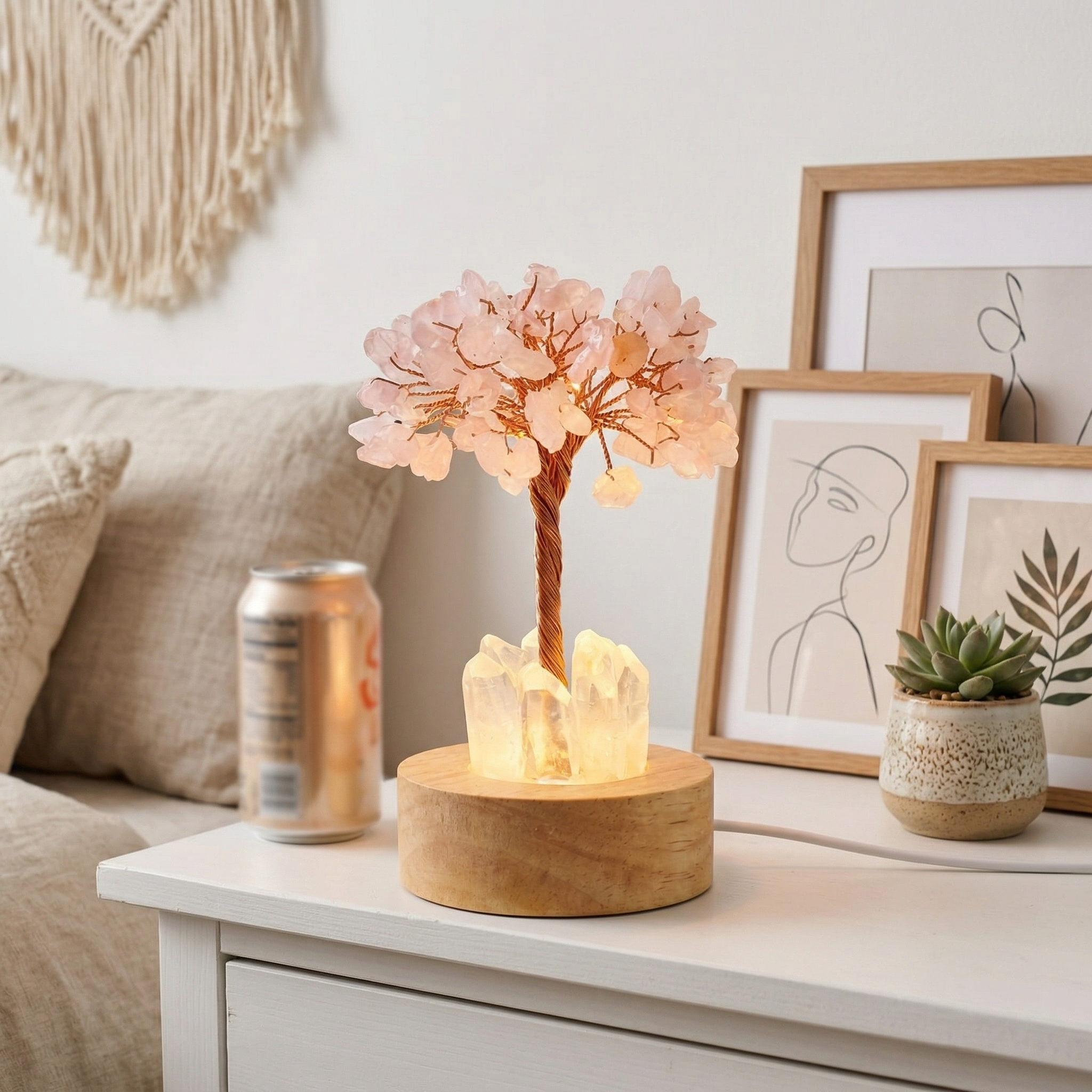 Crystal Chip Money Tree Night Light