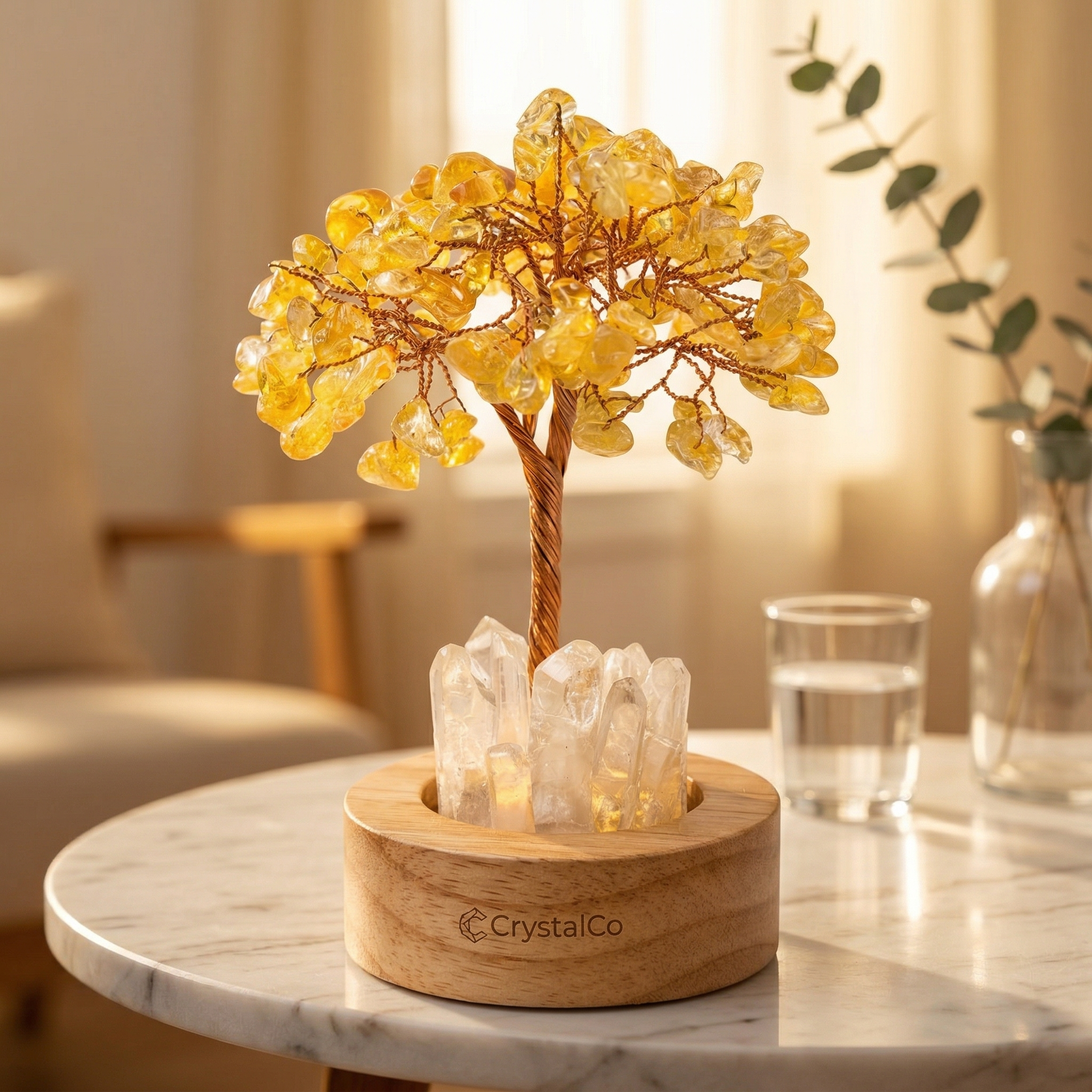 Crystal Chip Money Tree Night Light