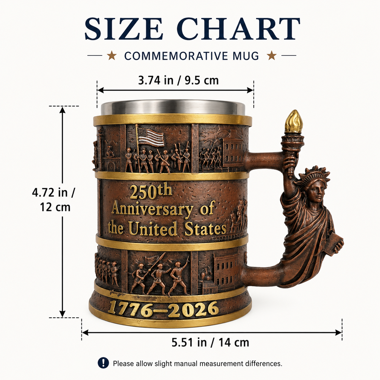 250th Anniversary of the United States Commemorative Mug