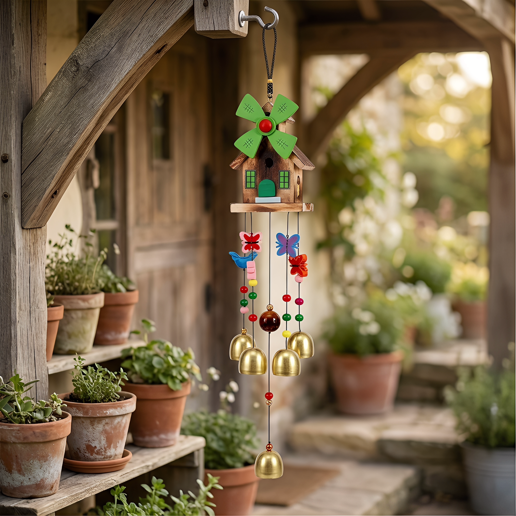 Vintage Metal Wind Chime