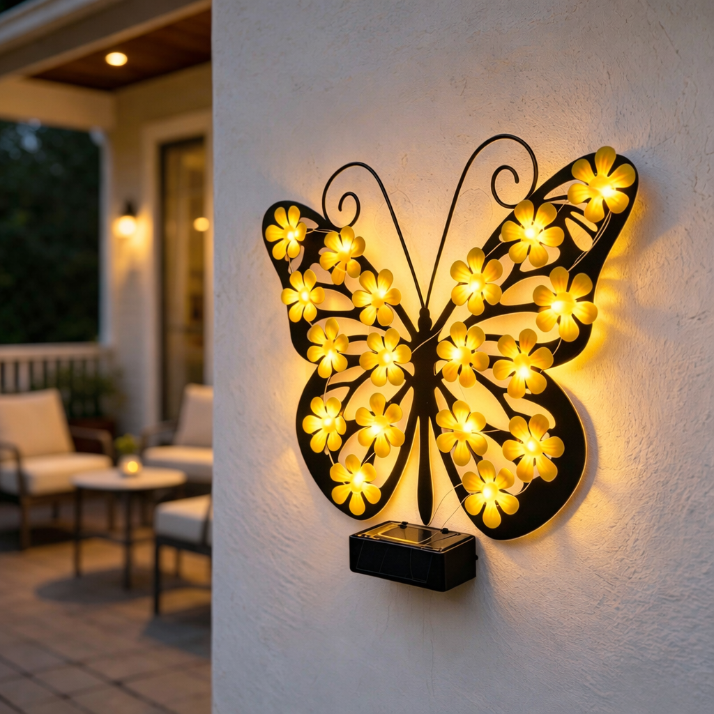 Solar Animal Wall Light Decor